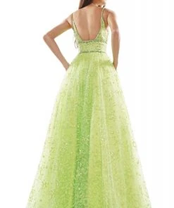 Colors Dress - 2288 Embellished Sweetheart Long Dress