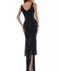 Colors Dress - 2349 Jersey Scoop Neck And Back Sheath Dress 9 Colors Dress - 2349 Jersey Scoop Neck And Back Sheath Dress