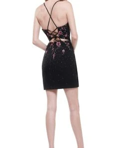 Colors Dress - 2521 Scoop Neck Short Dress 9 Colors Dress - 2521 Scoop Neck Short Dress