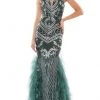 Colors Dress - 2738 Sequined V-Neck Mermaid Gown 1 Colors Dress - 2738 Sequined V-Neck Mermaid Gown