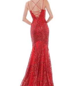 Colors Dress - 2743 Straight Across Sequin Dress 12 Colors Dress - 2743 Straight Across Sequin Dress
