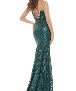 Colors Dress - 2743 Straight Across Sequin Dress 9 Colors Dress - 2743 Straight Across Sequin Dress
