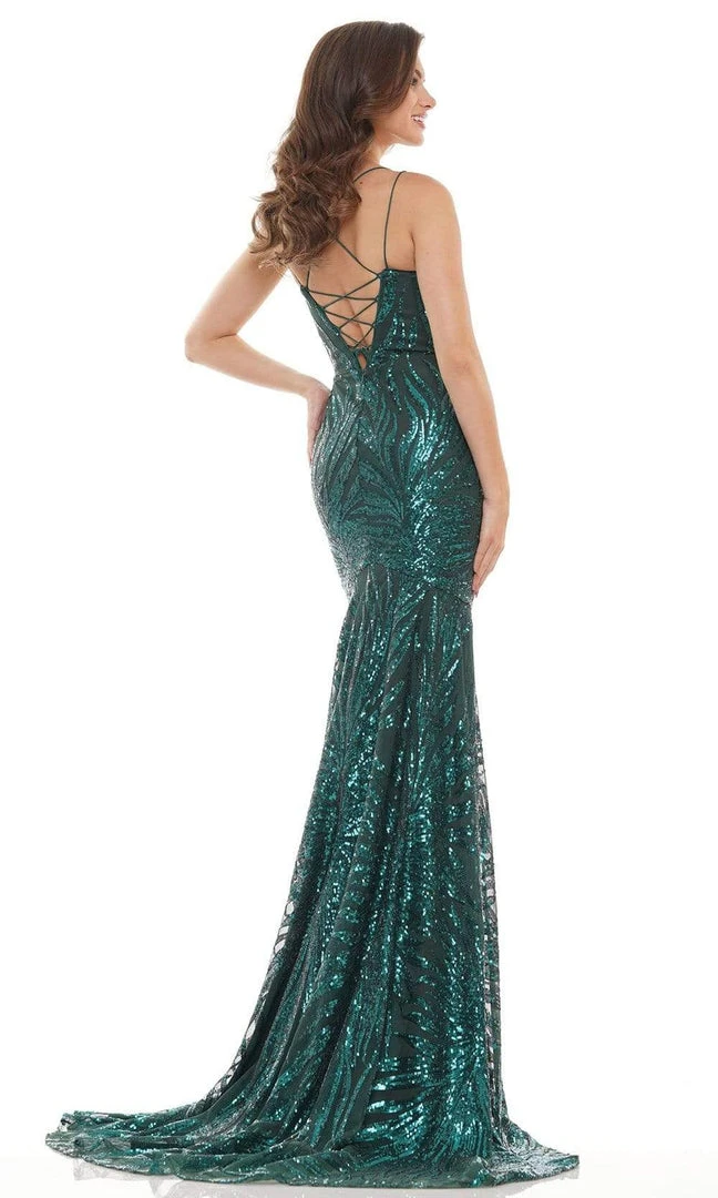 Colors Dress - 2743 Straight Across Sequin Dress 4 Colors Dress - 2743 Straight Across Sequin Dress