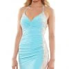 Colors Dress 2778 - Sleeveless Halter Cocktail Dress
