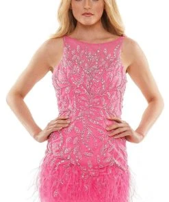 Colors Dress 2786 - Bateau Neck Cocktail Dress 8 Colors Dress 2786 - Bateau Neck Cocktail Dress