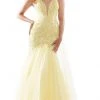 Colors Dress - G962 Shoulder Cape Mermaid Gown