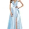 Colors Dress - G968 Strappy Satin A-Line Gown