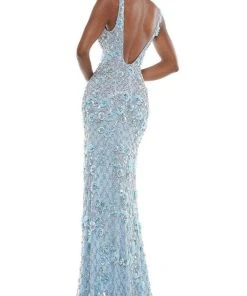 Colors Dress K110 - Beaded Deep V-Neck Prom Dress 7 Colors Dress K110 - Beaded Deep V-Neck Prom Dress