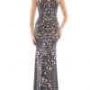 Colors Dress - K122 Lattice Embellished Evening Gown 1 Colors Dress - K122 Lattice Embellished Evening Gown
