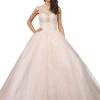 Dancing Queen - 1201 Sleeveless Embellished V-neck Quinceanera Ballgown 1 Dancing Queen - 1201 Sleeveless Embellished V-neck Quinceanera Ballgown