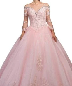 Dancing Queen - 1266 Embellished Lace Fantasy Ballgown