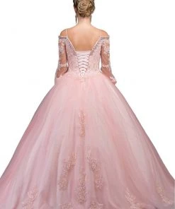 Dancing Queen - 1266 Embellished Lace Fantasy Ballgown 9 Dancing Queen - 1266 Embellished Lace Fantasy Ballgown