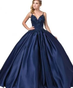 Dancing Queen - 1339 Beaded Floral Appliqued Sleek Ballgown 11 Dancing Queen - 1339 Beaded Floral Appliqued Sleek Ballgown
