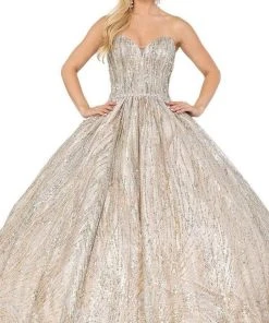 Dancing Queen - 1453 Embellished Strapless Sweetheart Ballgown 8 Dancing Queen - 1453 Embellished Strapless Sweetheart Ballgown
