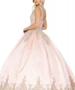 Dancing Queen - 1487 Embroidered Sweetheart Quinceanera Dress 7 Dancing Queen - 1487 Embroidered Sweetheart Quinceanera Dress