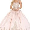 Dancing Queen - 1487 Embroidered Sweetheart Quinceanera Dress 2 Dancing Queen - 1487 Embroidered Sweetheart Quinceanera Dress