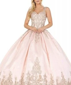 Dancing Queen - 1487 Embroidered Sweetheart Quinceanera Dress