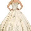 Dancing Queen - 1516 Strapless Embellished Sweetheart Ballgown 2 Dancing Queen - 1516 Strapless Embellished Sweetheart Ballgown