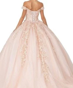 Dancing Queen - 1564 Lace Applique Off Shoulder Ballgown