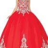 Dancing Queen - 1566 Cap Sleeve Appliqued Ballgown 1 Dancing Queen - 1566 Cap Sleeve Appliqued Ballgown