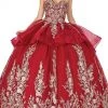 Dancing Queen - 1590 Spaghetti Strap Applique Ballgown 1 Dancing Queen - 1590 Spaghetti Strap Applique Ballgown