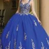 Dancing Queen - 1593 Lace Applique Sweetheart Ballgown