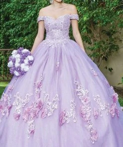 Dancing Queen - 1598 Floral Accented Ballgown