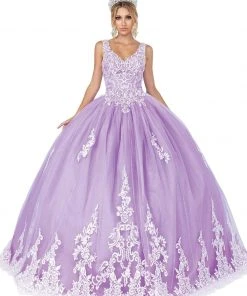 Dancing Queen - 1608 Floral Lace Ballgown
