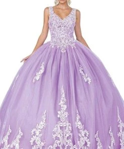 Dancing Queen - 1608 Floral Lace Ballgown
