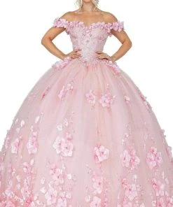 Dancing Queen - 1613 Floral Adorned Ballgown