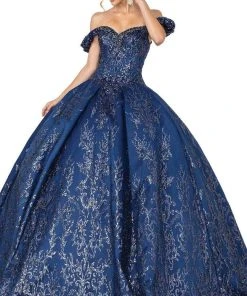 Dancing Queen - 1643 Beaded Sweetheart Glittery Gown