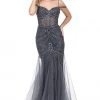 Dancing Queen - 2451 Bejeweled Corset Boned Prom Gown