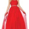 Dancing Queen 2942 - Embellished Sleeveless Straight Across Evening Dress