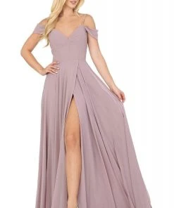 Dancing Queen - 2961 Lace Back Cold Shoulder A-Line Prom Dress 13 Dancing Queen - 2961 Lace Back Cold Shoulder A-Line Prom Dress