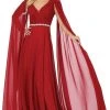 Dancing Queen - 2991 Embellished Plunging V-neck A-line Gown