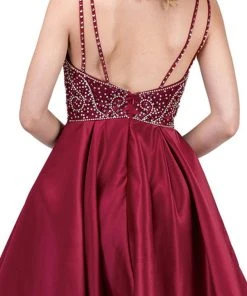 Dancing Queen - 3039 Beaded Sweetheart A-Line Homecoming Dress