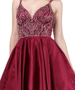 Dancing Queen - 3039 Beaded Sweetheart A-Line Homecoming Dress