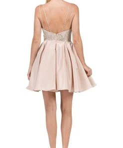 Dancing Queen - 3039 Beaded Sweetheart A-Line Homecoming Dress