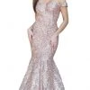 Dancing Queen - 4095 Sequin Embellished Off-Shoulder Prom Dress