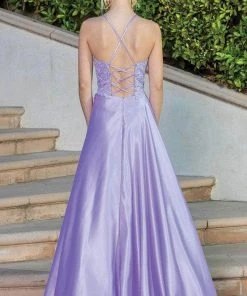 Dancing Queen 4260 - Embroidered Sleeveless V-neck Prom Dress 11 Dancing Queen 4260 - Embroidered Sleeveless V-neck Prom Dress