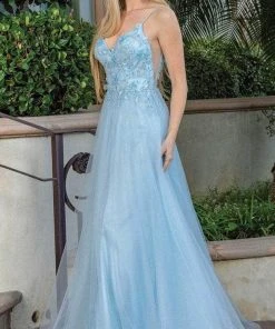 Dancing Queen 4276 - Floral Sleeveless Long Dress