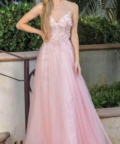 Dancing Queen 4276 - Floral Sleeveless Long Dress