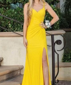 Dancing Queen 4283 - Lace Up Back Sheath Prom Dress 13 Dancing Queen 4283 - Lace Up Back Sheath Prom Dress