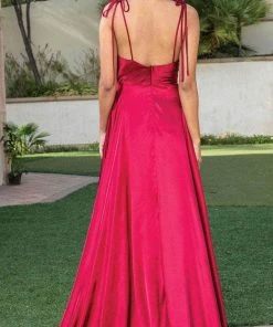 Dancing Queen 4285 - Cowl Neck A-Line Prom Dress 9 Dancing Queen 4285 - Cowl Neck A-Line Prom Dress