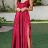 Dancing Queen 4285 - Cowl Neck A-Line Prom Dress 2 Dancing Queen 4285 - Cowl Neck A-Line Prom Dress