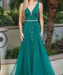 Dancing Queen 4311 - V-Neck A-Line Prom Dress