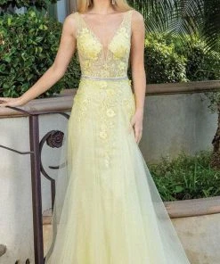 Dancing Queen 4311 - V-Neck A-Line Prom Dress 9 Dancing Queen 4311 - V-Neck A-Line Prom Dress