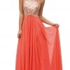 Dancing Queen - 9298 Embellished Halter A-line Evening Dress 1 Dancing Queen - 9298 Embellished Halter A-line Evening Dress