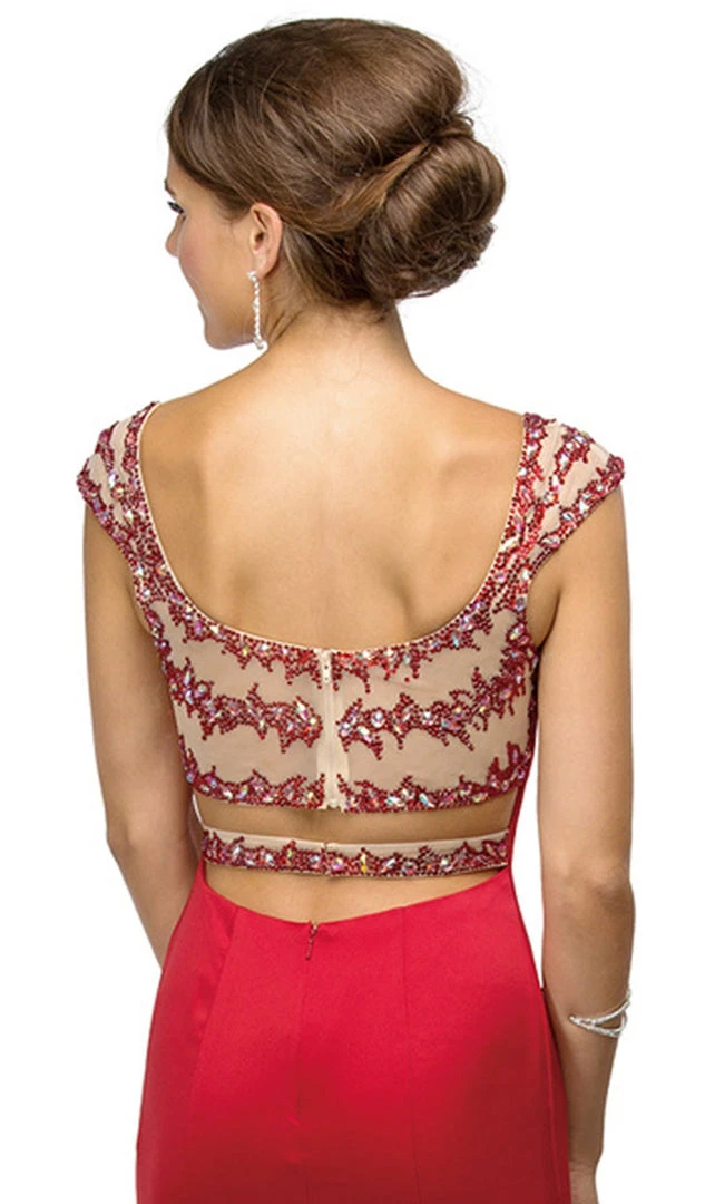 Dancing Queen - 9454 Sweetheart Sheer Back Mermaid Prom Dress 6 Dancing Queen - 9454 Sweetheart Sheer Back Mermaid Prom Dress