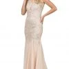 Dancing Queen - 9978 Embellished V-Neck Trumpet Prom Dress